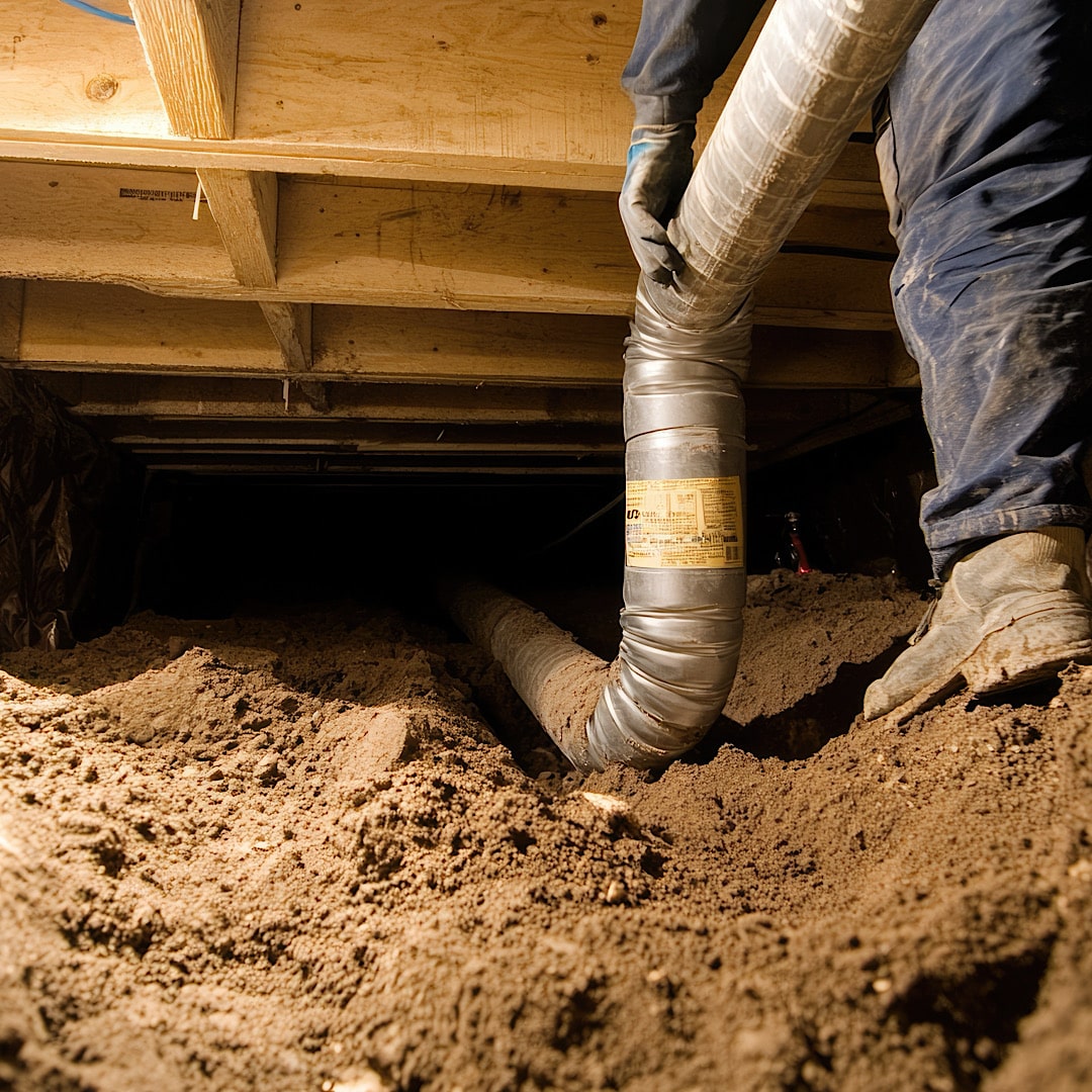 Crawl Space under house in Charleston, SC