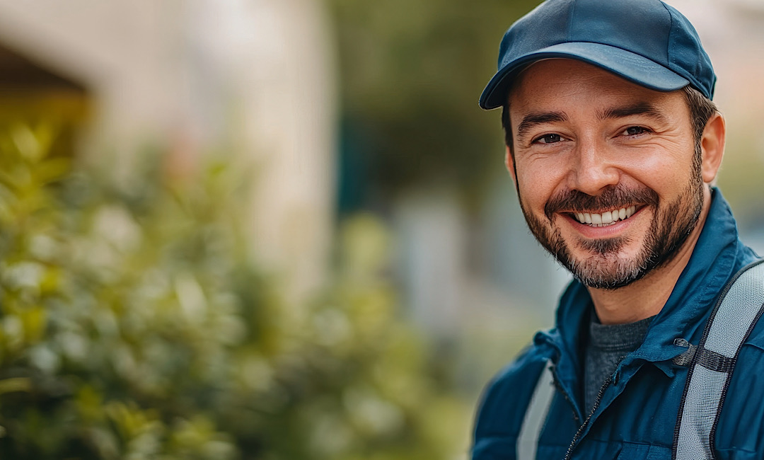 Portrait Of A Smiling Male Pest Control Worker in Charleston, SC
